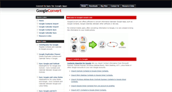Desktop Screenshot of googleconvert.com